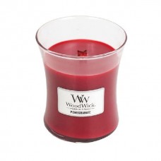 Woodwick Pomegranate свеча ароматическая Гранат Medium 275 грамм 