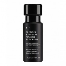 Allies of skin Зміцнюючий крем для шкіри навколо очей з пептидами та омега-комплексом Peptides & Omegas firming eye cream 15 мл.