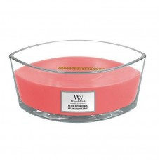 Ароматическая свеча с дыней и розовым кварцем Woodwick Ellipse Melon & Pink Quartz 453 г