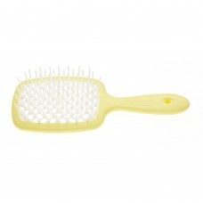 Расческа для волос Janeke Superbrush small желтая с белым 17 см