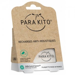 Запасні пластини для браслета або кліпси Паракіто Parakito Mosquito Repellent Refills 2 шт