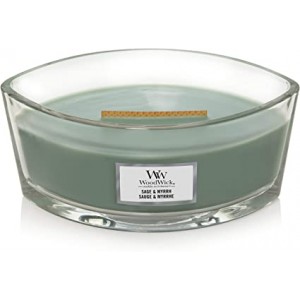 Ароматическая свеча с ароматом шалфея и мирры Woodwick Ellipse Sage & Myrrh 453 г